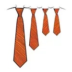 burnt orange tie image